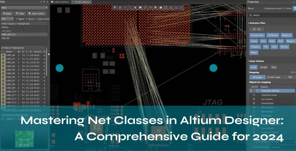 Mastering Net Classes in Altium Designer: A Comprehensive Guide for 2024